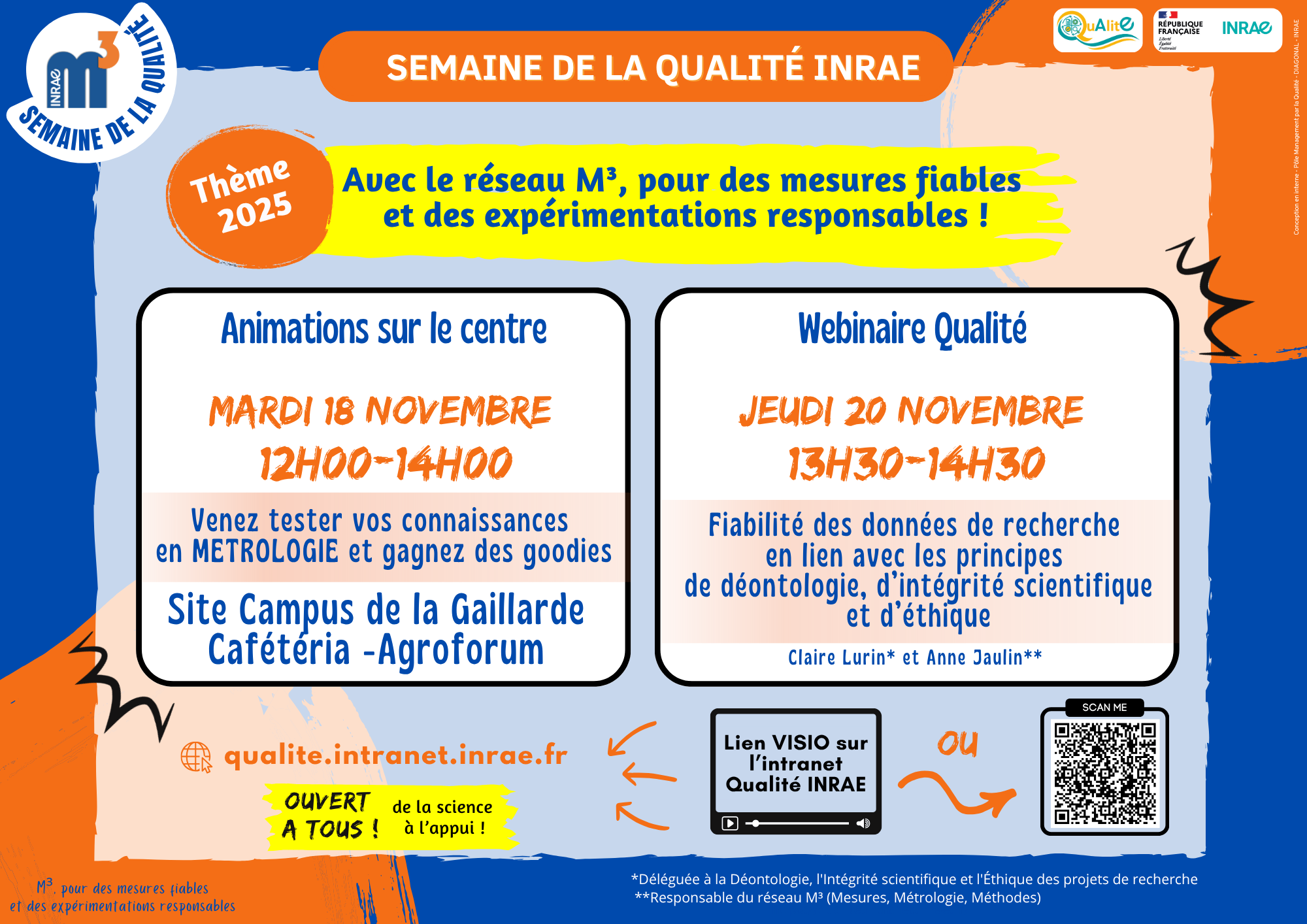 Semaine de la Qualite INRAE Nov 2025